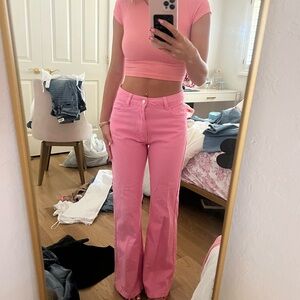 Princess polly pink jeans🎀 size 4